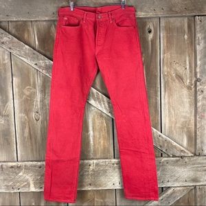 Double RL RRL Red Selvedge Denim Slim Jeans 34x34